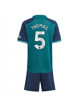 Otroški Nogometna dresi replika Arsenal Thomas Partey #5 Tretji 2023-24 Kratek rokav (+ hlače)